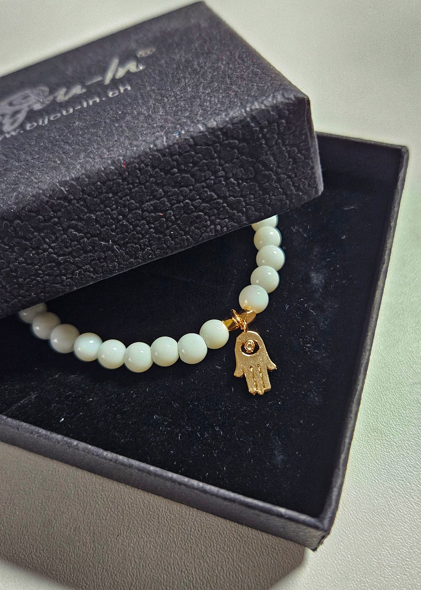 White & Gold / 18k vergoldet