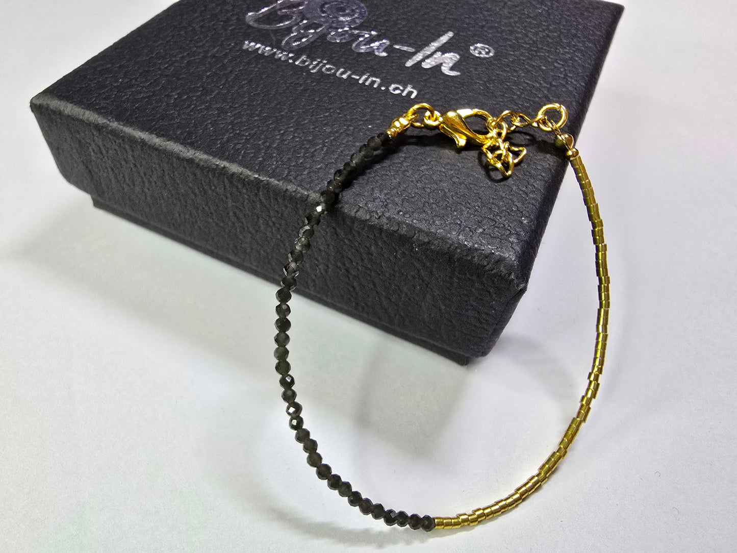 Fine Design - Heilstein / schwarzer Obsidian