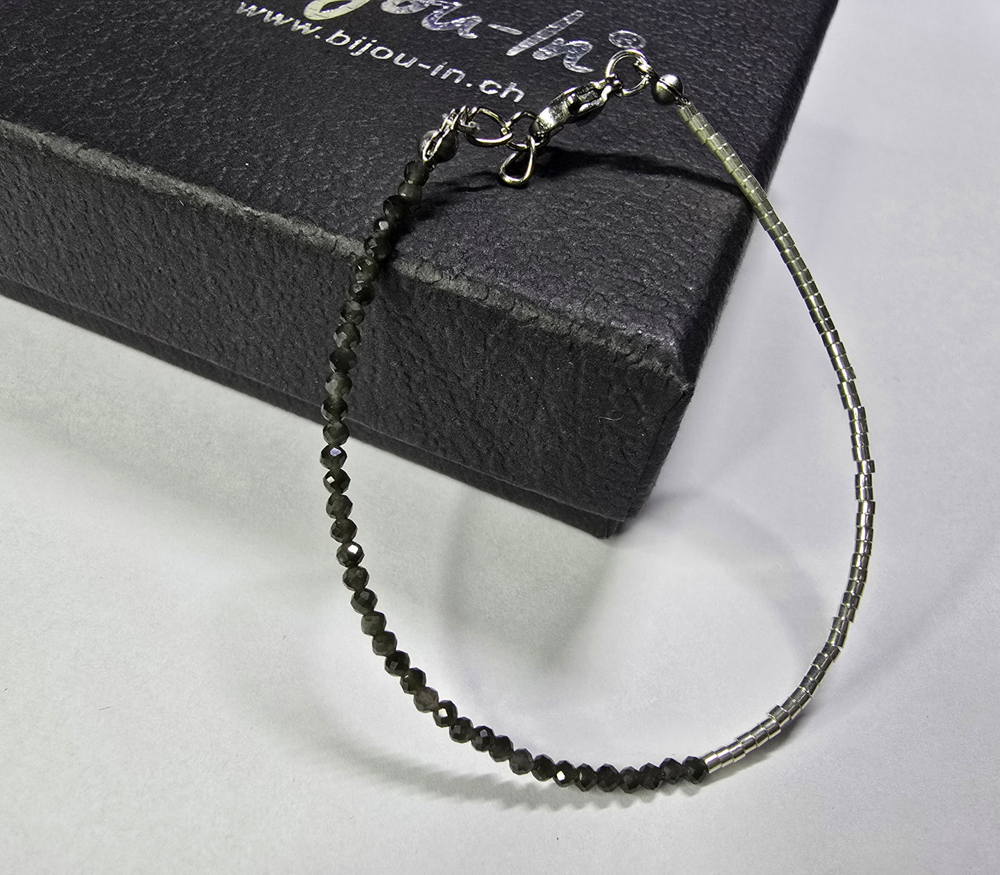 Fine Design - Heilstein / schwarzer Obsidian