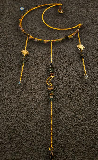 Moon Child / Wandschmuck Boho Traumfänger