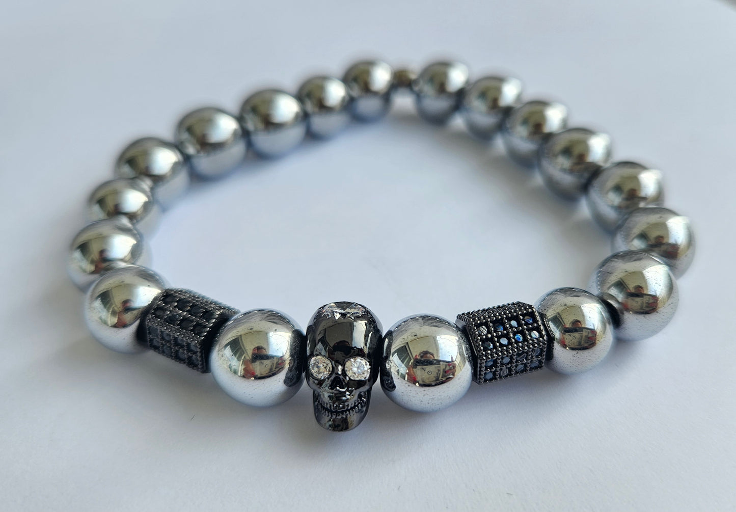 Silver Skull / Armkette für Männer