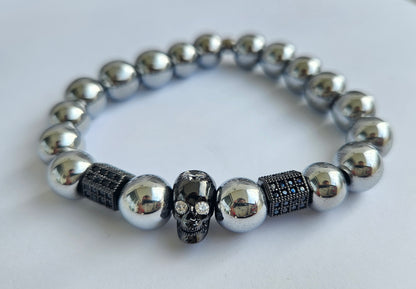 Silver Skull / Armkette für Männer