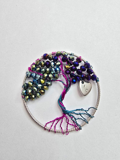 Tree of Love / Violett & Türkis