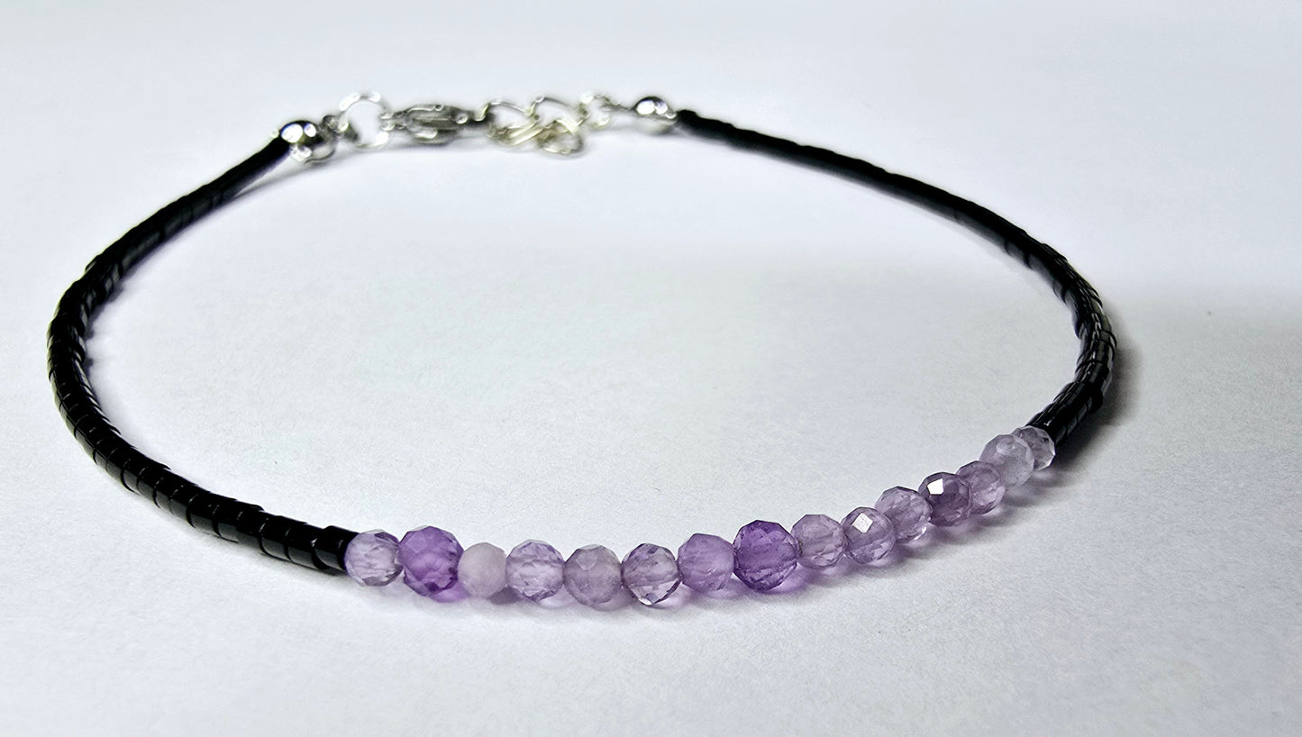 Black Line - Amethyst