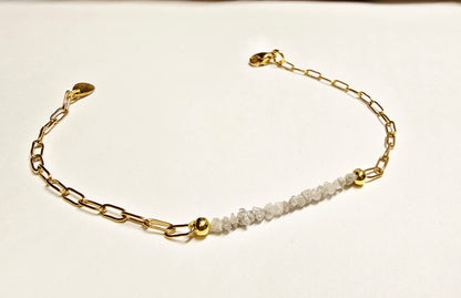 Arza / Rohdiamant Armkette Gold